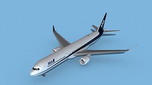 3D model Boeing 767-400 All Nippon Airways