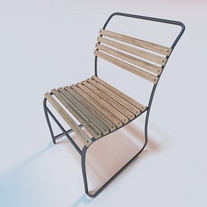 1930 s Belgian Stacking Wood Sidechair