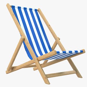 3D Beach Chair model