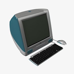 free imac computer 3d model
