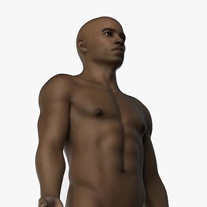 3D model African Male Body