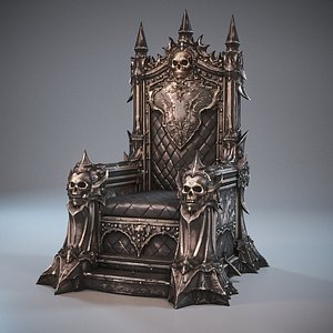 3D Gothic Throne