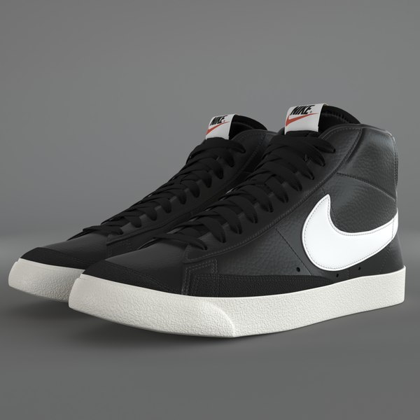 3D Nike Blazer Mid 77 Vintage PBR model