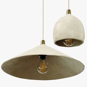 papier-mache ceiling lamp