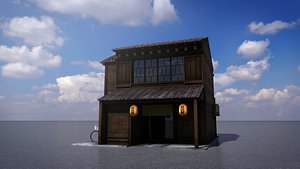 3D model Japanese Style House 0013