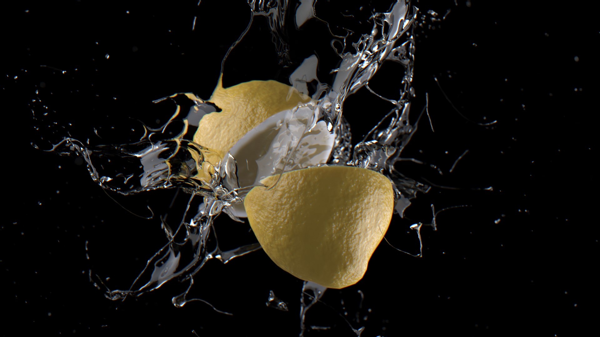 Lemon Splash 3D Model - TurboSquid 2071411