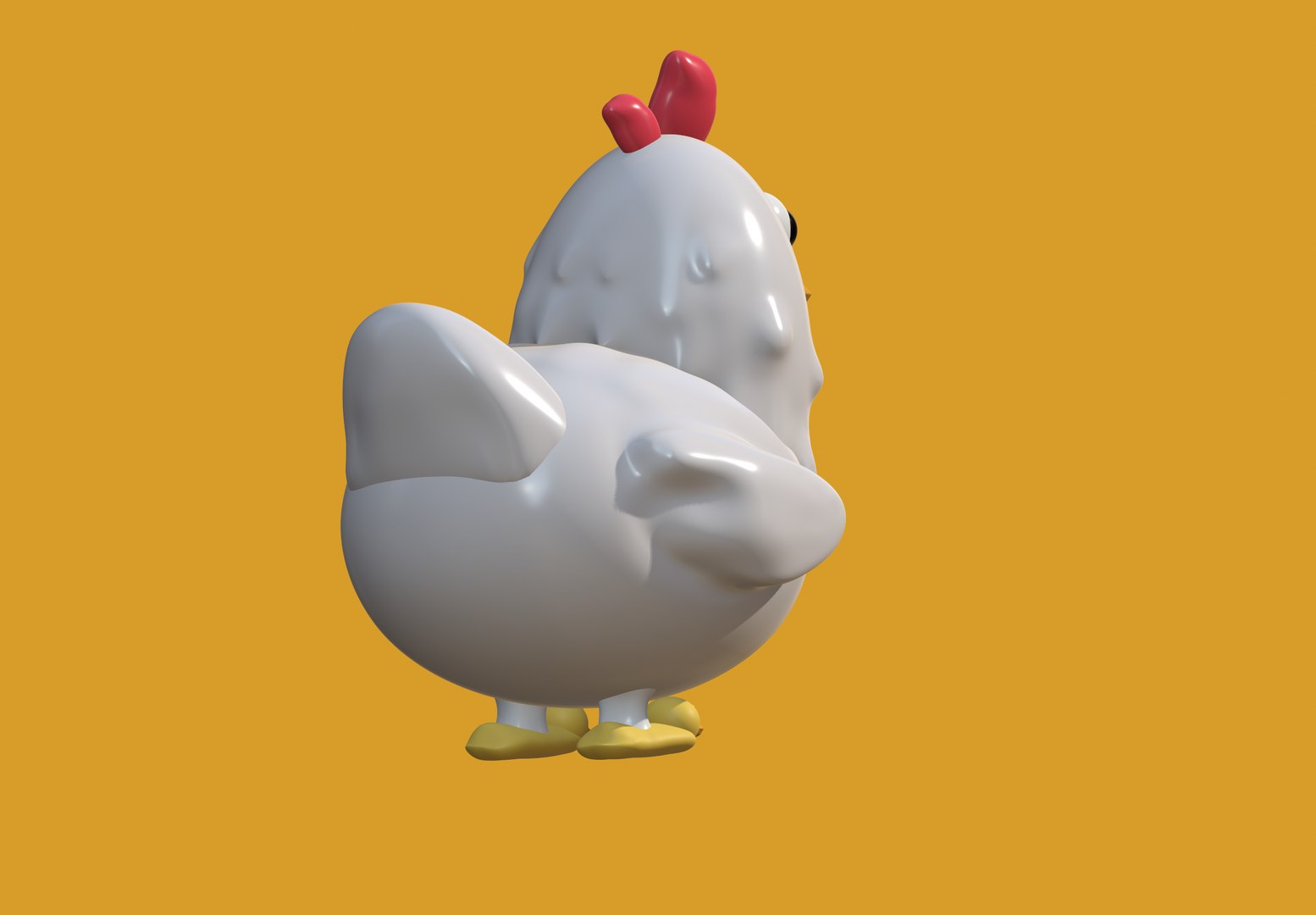 Free 3D Chicken Down - TurboSquid 2053923
