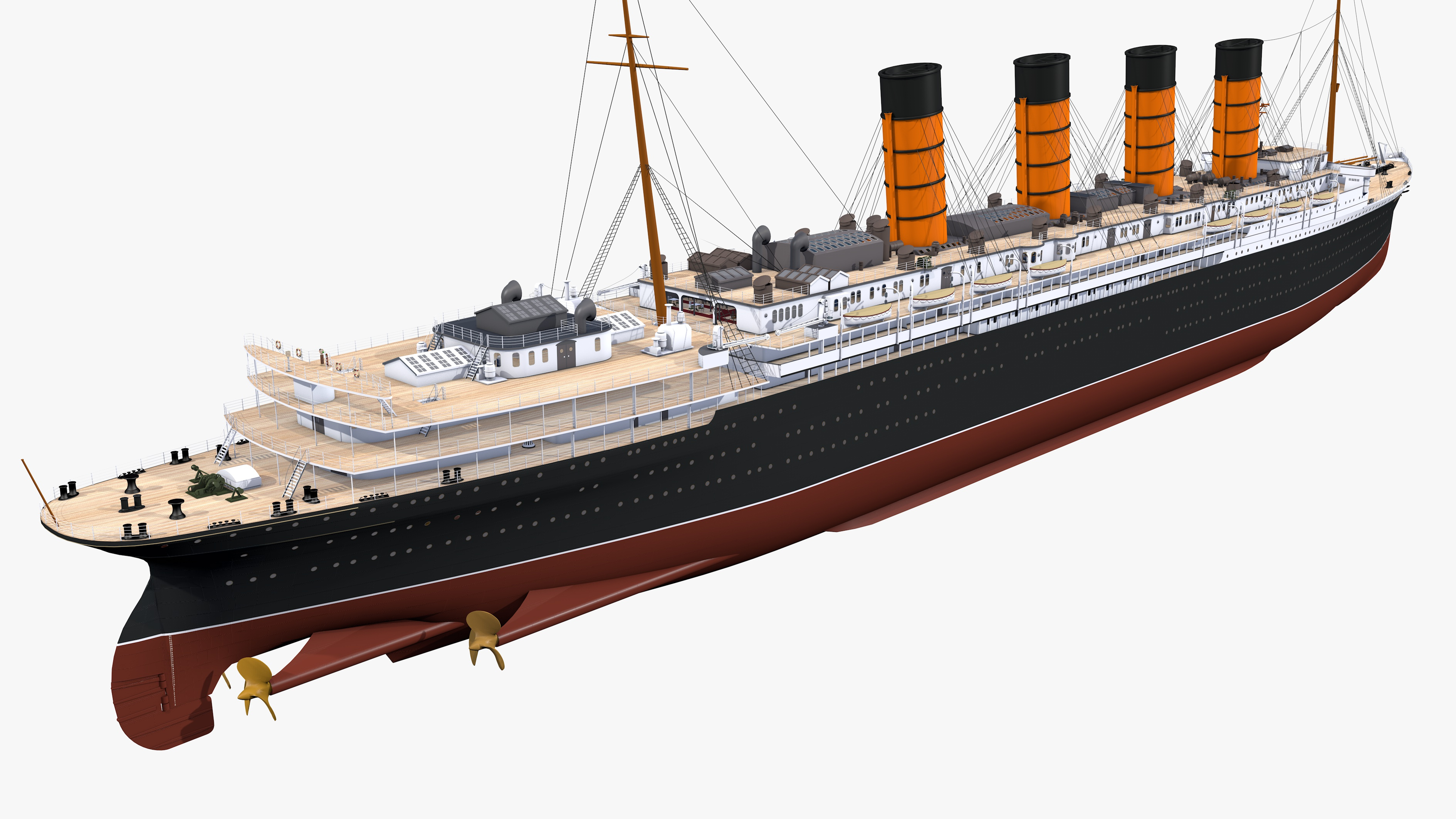 3D The Lusitania model - TurboSquid 1730662