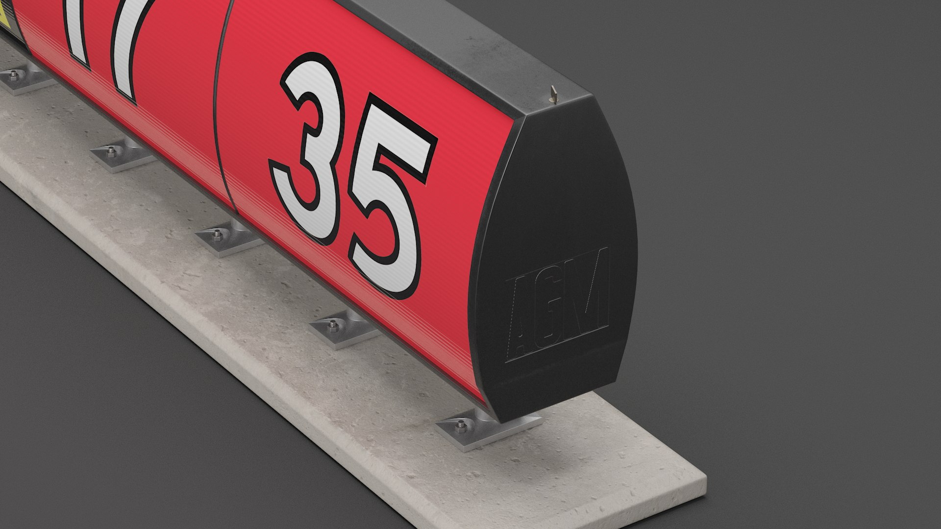 3D Airfiled Runway Guidance Sign - TurboSquid 2059855