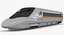 Hochgeschwindigkeitszug Lokomotive Rail Star Rigged 3D-Modell