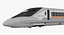 Hochgeschwindigkeitszug Lokomotive Rail Star Rigged 3D-Modell