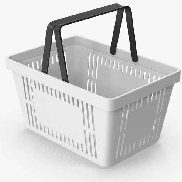 Plastic Shopping Basket 3D