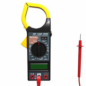 Digital AC Clamp Meter Low Poly