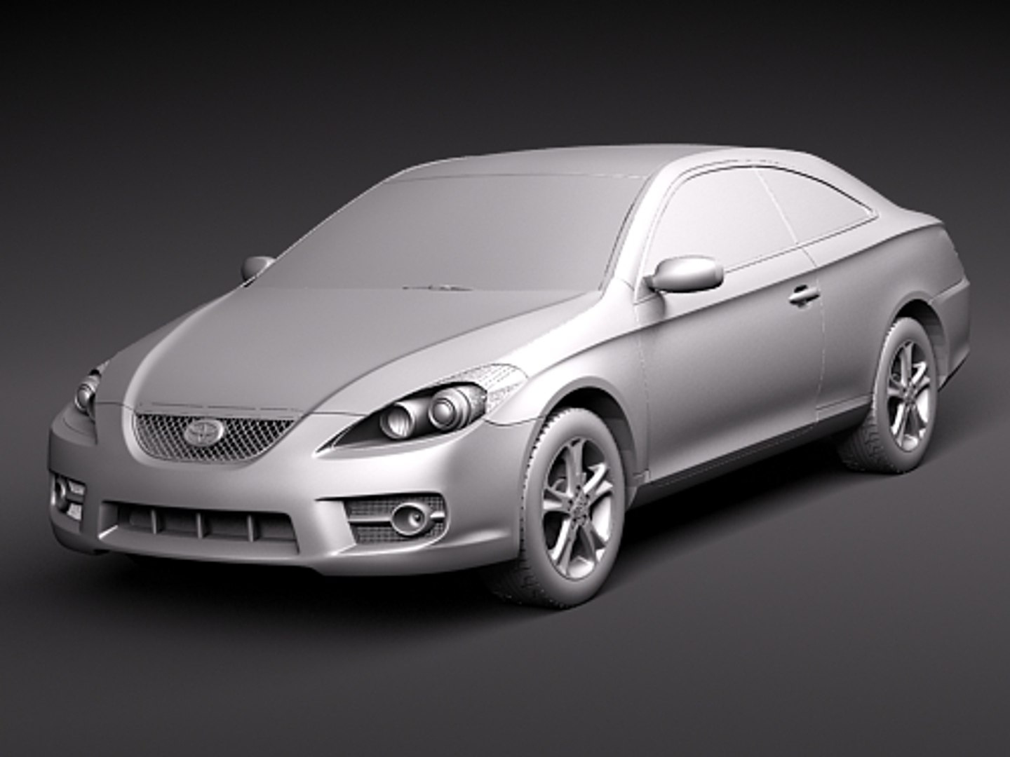 Toyota Camry Solara 2003 3d Model