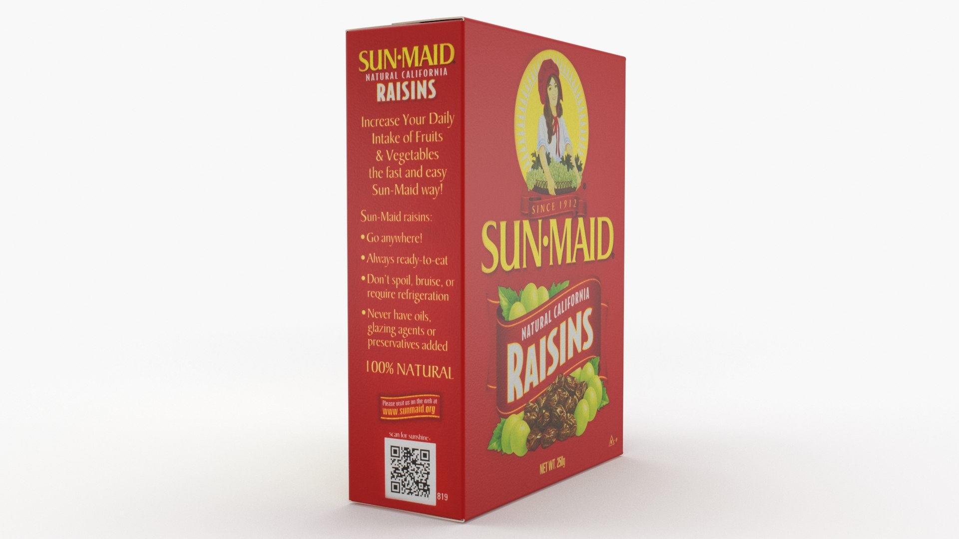 Sun Maid Raisins 250g model https://p.turbosquid.com/ts-thumb/2H/DEg0Oh/D4/sunmaidraisins_b0003/jpg/1628656276/1920x1080/fit_q87/090c5d07b3634991358d43df89d67136e92b65f4/sunmaidraisins_b0003.jpg