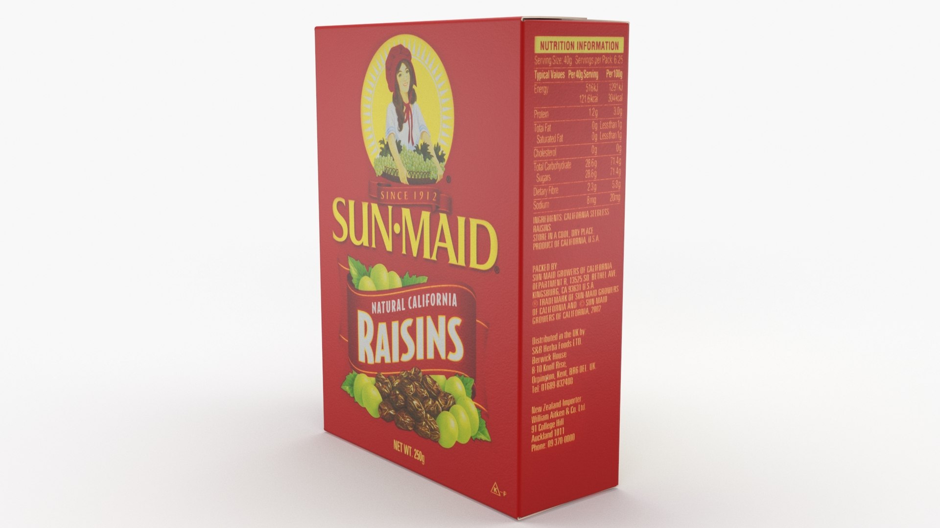 Sun Maid Raisins 250g model https://p.turbosquid.com/ts-thumb/2H/DEg0Oh/Tl/sunmaidraisins_b0018/jpg/1628656305/1920x1080/fit_q87/58ed8dfc6b4640bd85ceae7daf40367d1da17847/sunmaidraisins_b0018.jpg