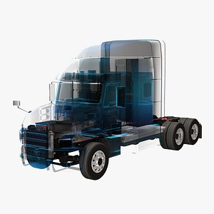 3D EV Semi-Truck X-ray