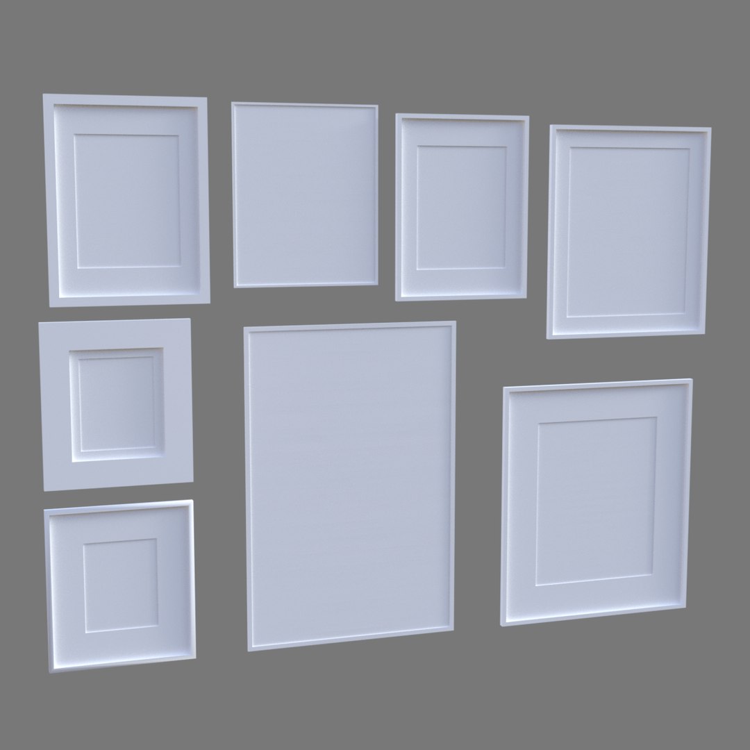 3D Picture Frames Model - TurboSquid 1316385