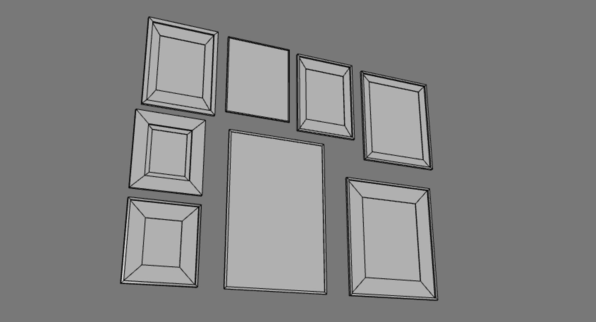 3D Picture Frames Model - TurboSquid 1316385