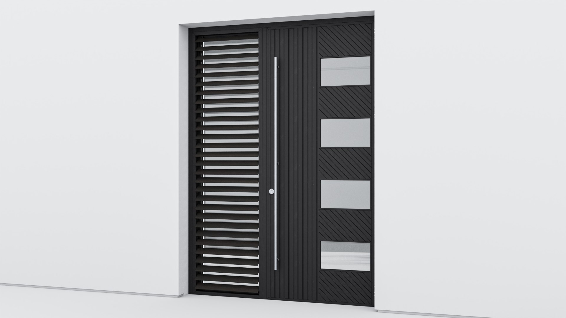 Aluminium Door 264 Model - TurboSquid 2050298