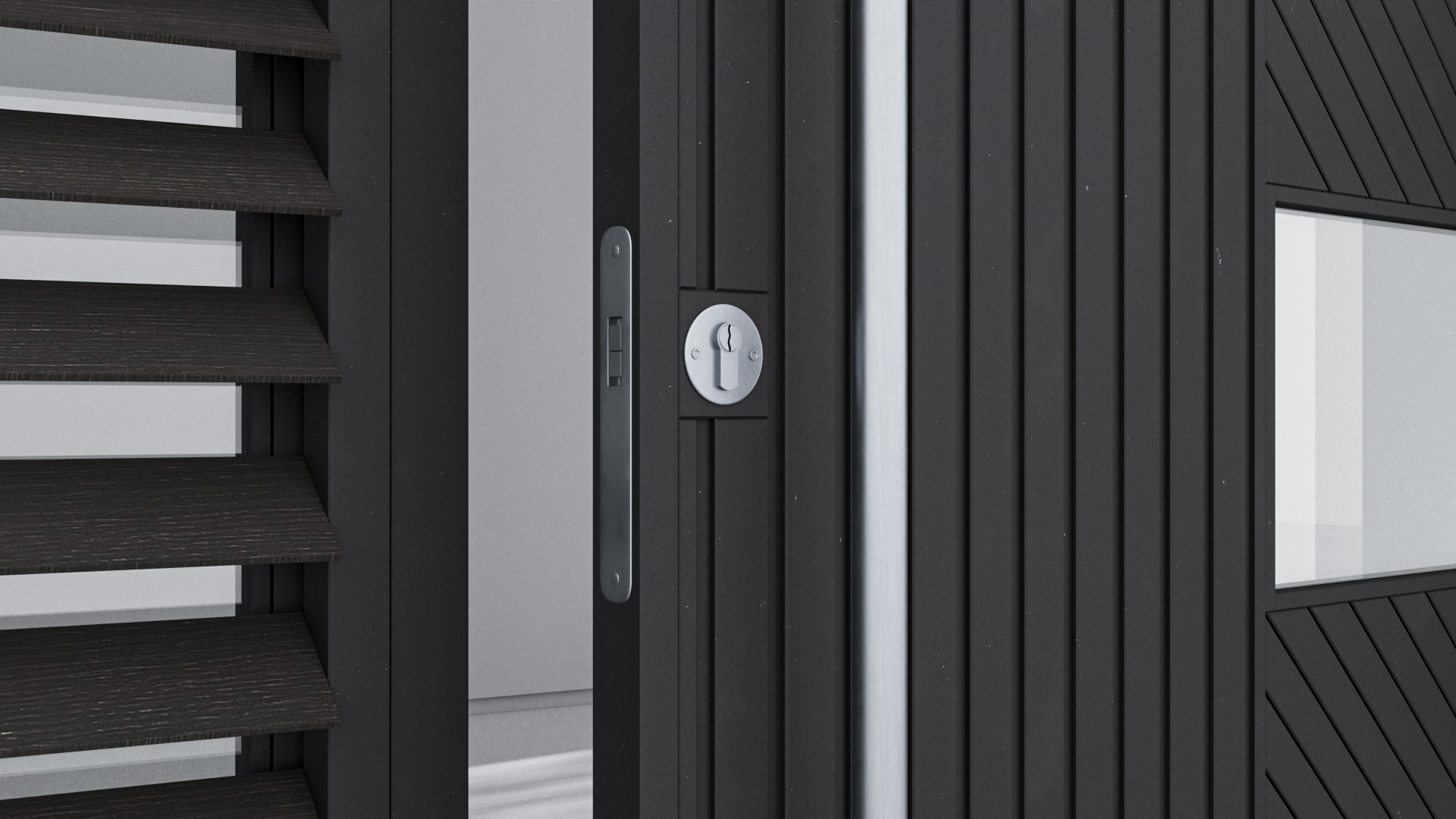 Aluminium Door 264 Model - TurboSquid 2050298
