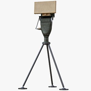 Drone Dome - Jammer Box Anti UAV System PBR 3D model