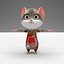 All binding cartoon mouse