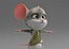 All binding cartoon mouse