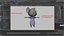 All binding cartoon mouse