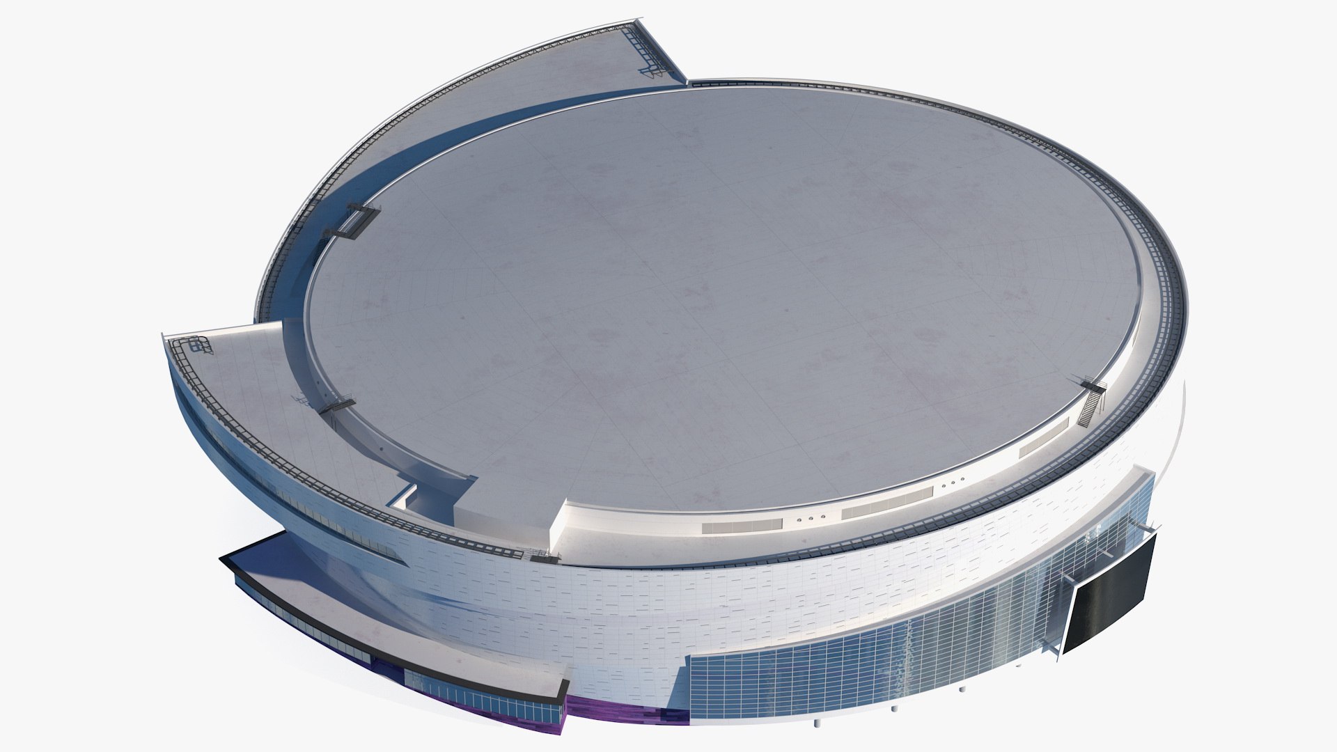 Stadium Arena 3D model preview