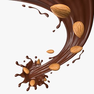 Chocolate Liquid Splash 008