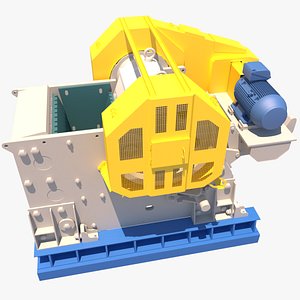 3D model crusher Chancador de quijNordberg C160adas 