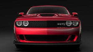 3D dodge challenger srt hellcat