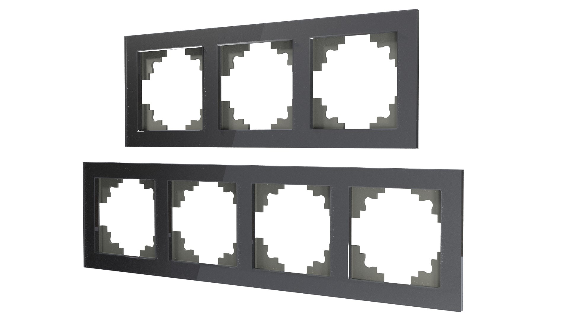 Switch Frames Graphite Glass Model - TurboSquid 2005086
