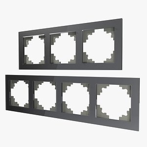 Switch frames graphite glass model