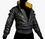 Czarna kurtka Cyberpunk 2077
