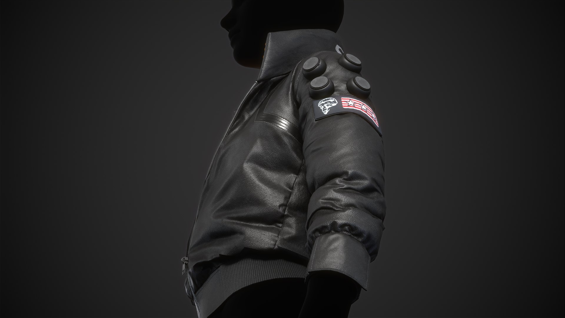 Cyberpunk 2077 Black Jacket  3D https://p.turbosquid.com/ts-thumb/2H/eIfgit/CP/jacket_008/png/1648598507/1920x1080/fit_q87/01008bf3b41d4c871341c573d0d44acfadaaa173/jacket_008.jpg