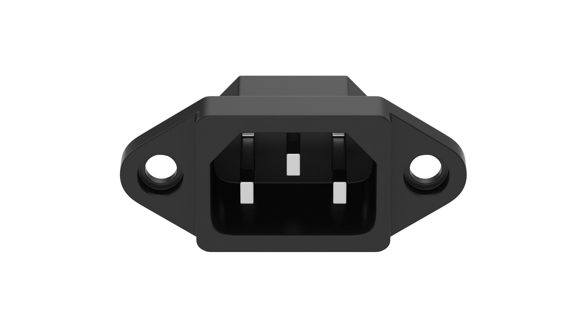 Iec 320 C1 3D Model - TurboSquid 1641617
