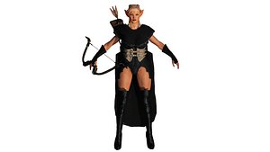 AAA 3D FANTASY FEMALE WARRIOR CHARMEINE-REALISTIC CHARACTER 3D
