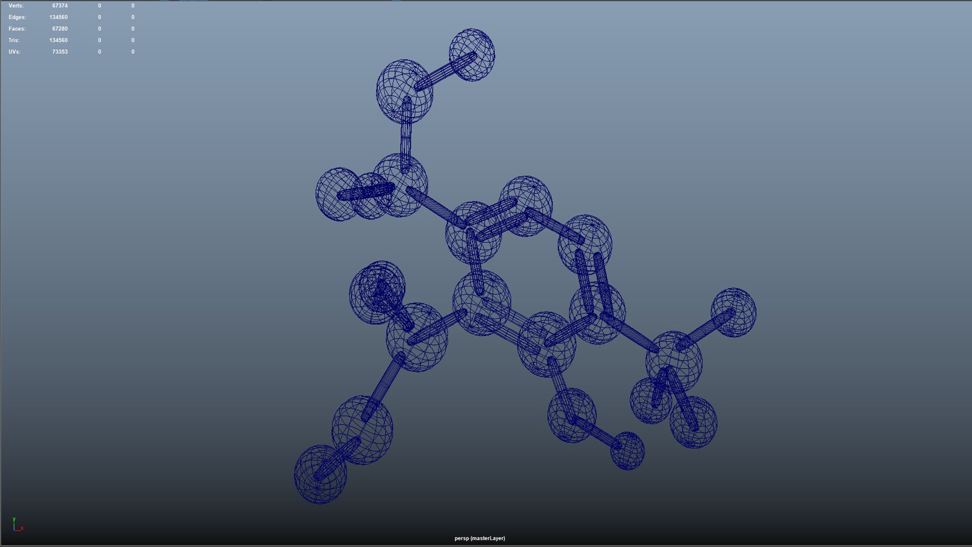 Vitamin B6 Molecular Structure 3D - TurboSquid 2192956