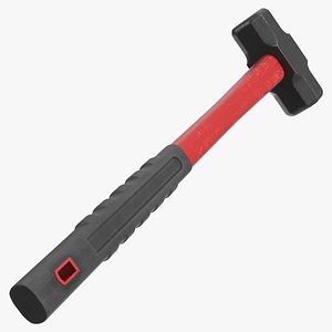 3D Sledge Hammer Double Flat Face