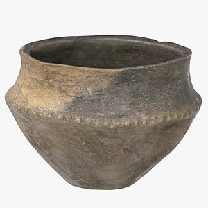 3D Ancient Pottery Vase 01
