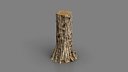 Chinese Tallow stump PBR 8K