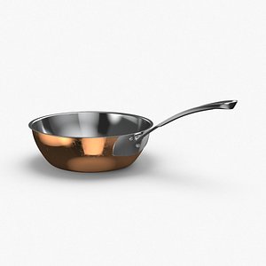 3D model kitchen-pan-rack-02---pan-05