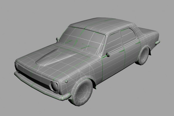 3d model of volga