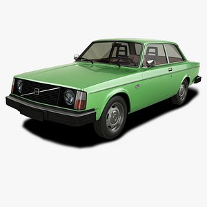 3D Volvo 242 1976 model