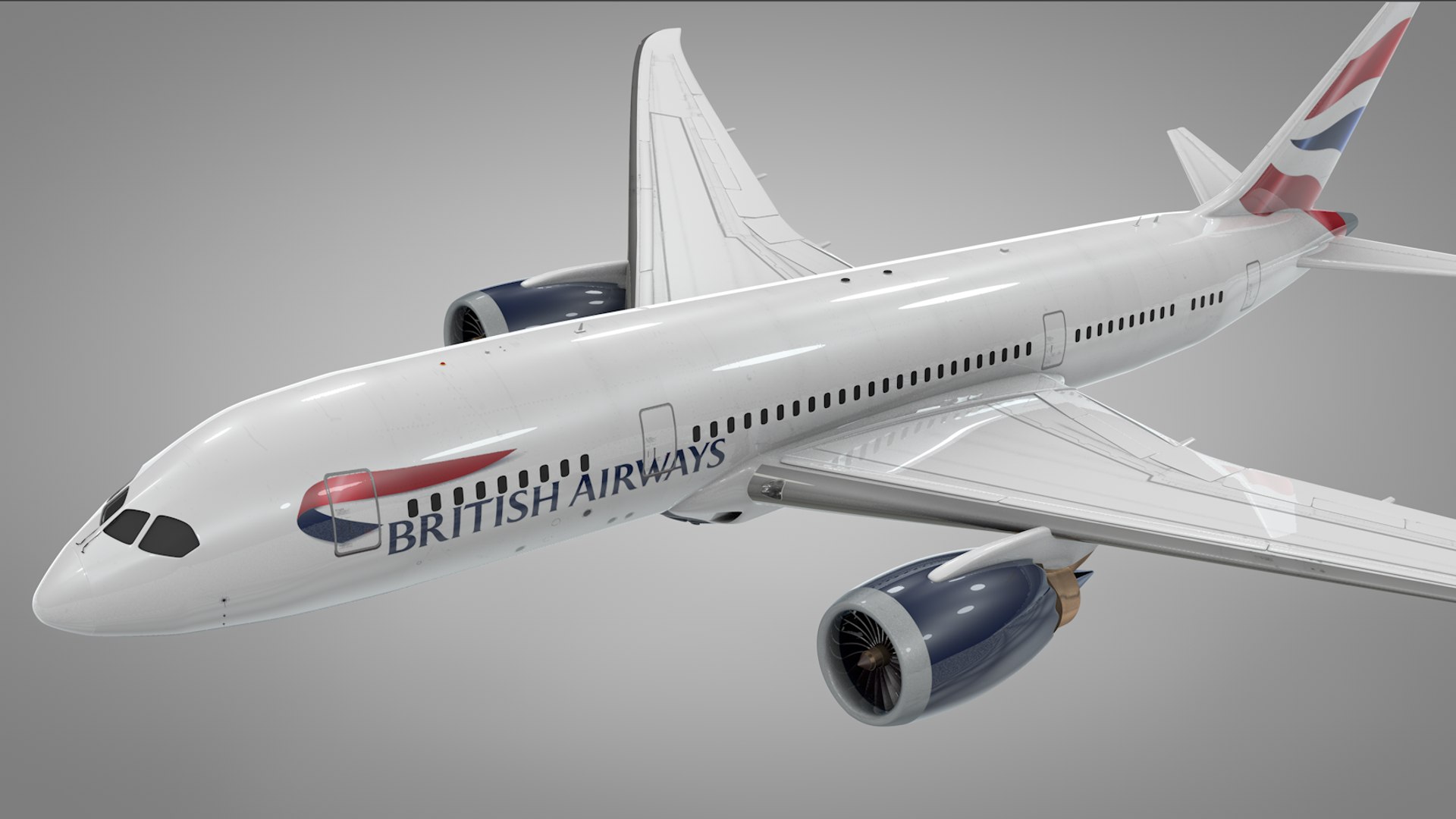 3D Model Boeing 787 Dreamliner British Airways - TurboSquid 1610117