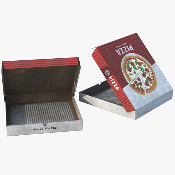 Dirty Folding Pizza Box - Animated Game Asset 3D model - TurboSquid 1836696