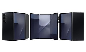 3D Samsung Galaxy Z TriFold Crafted Black model