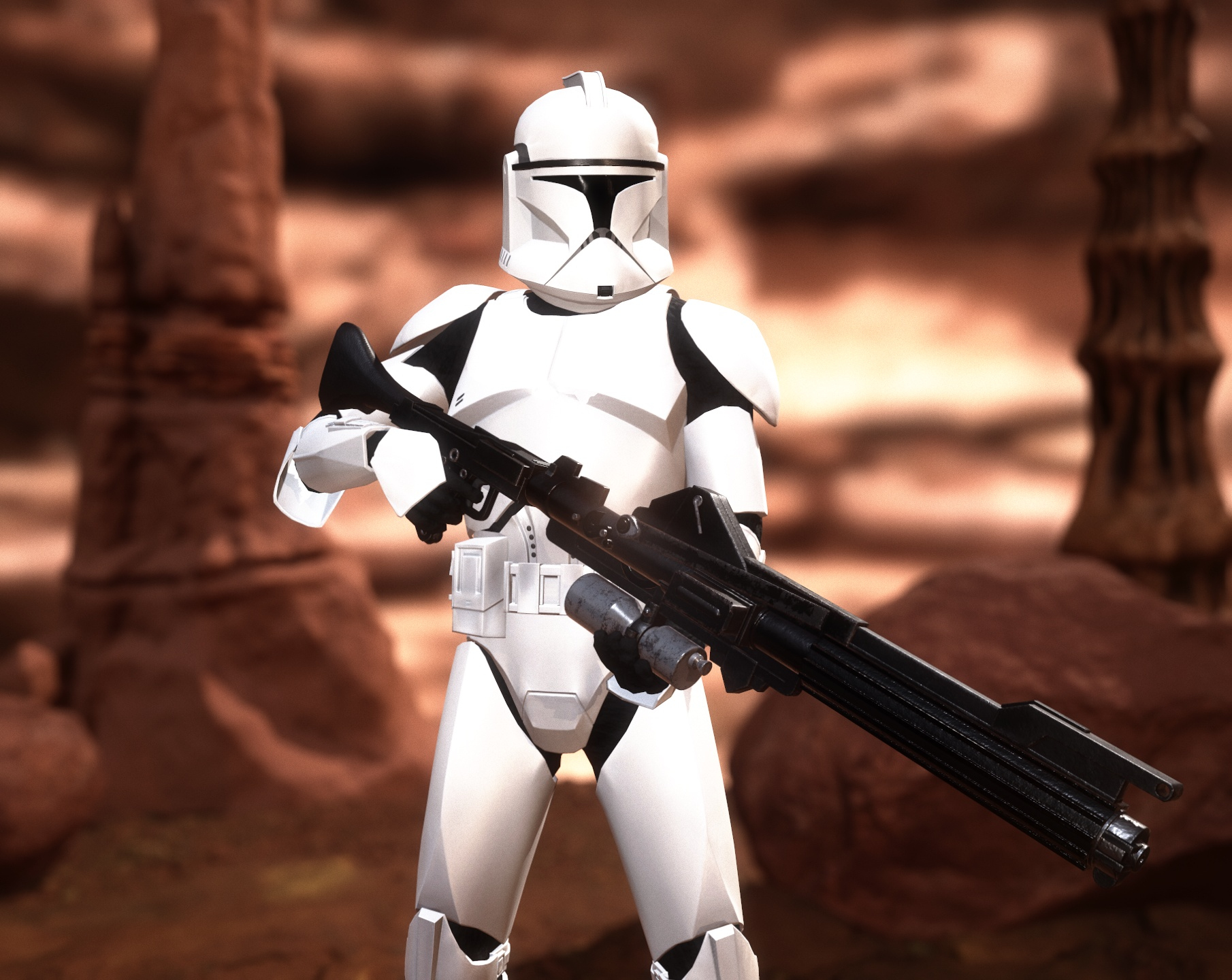 clone trooper 3d